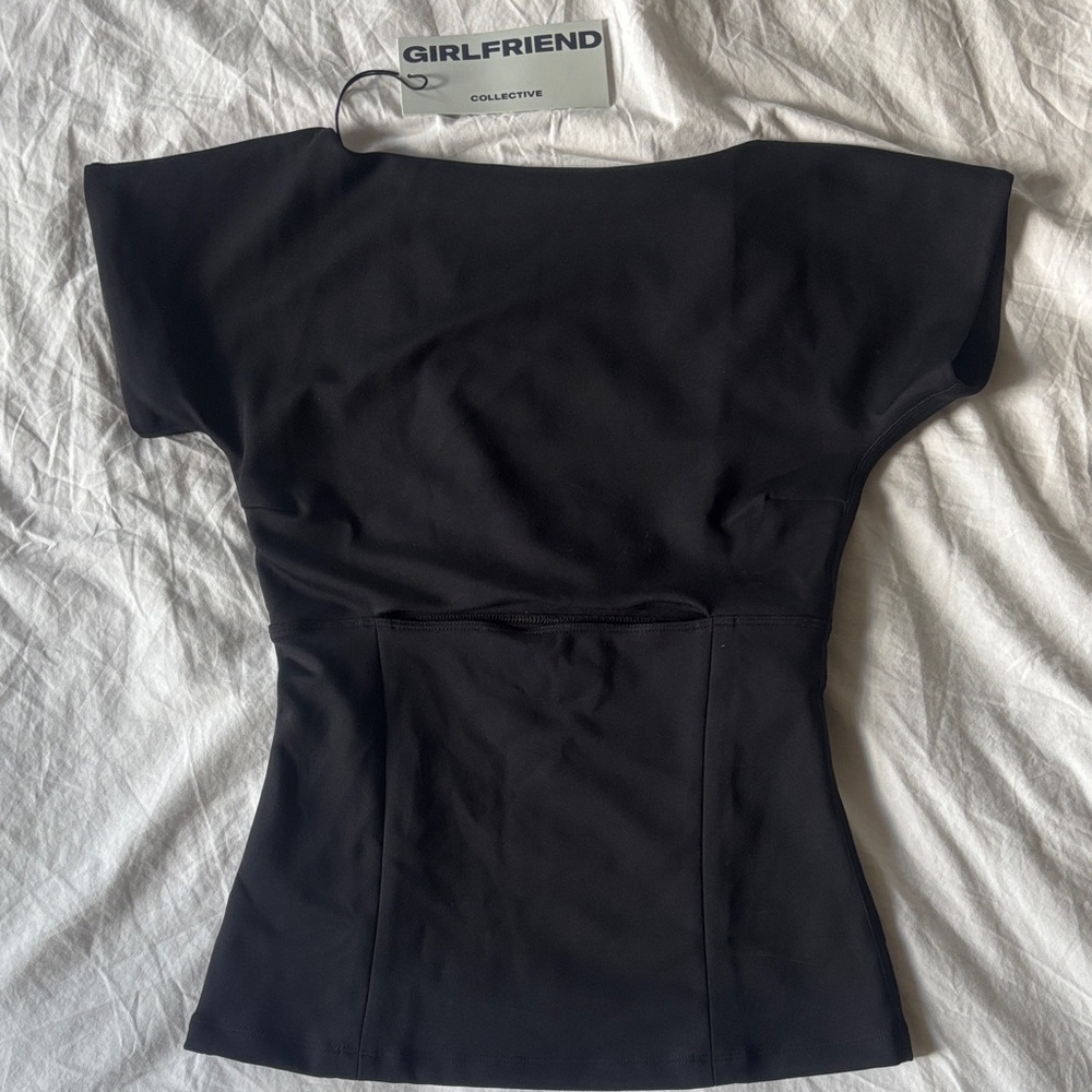 NWT Girlfriend Collective Route Bea Baby Tee - Picture 3 of 5